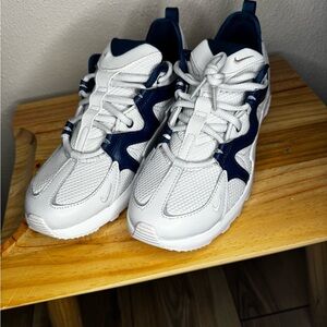 Nike White and Navy Shoes